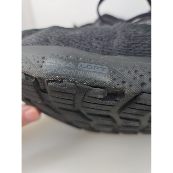 Brooks Ghost 16 All Black Running Shoes Men's Size 15 NARROW Sneakers ***READ*** - Picture 10 of 12